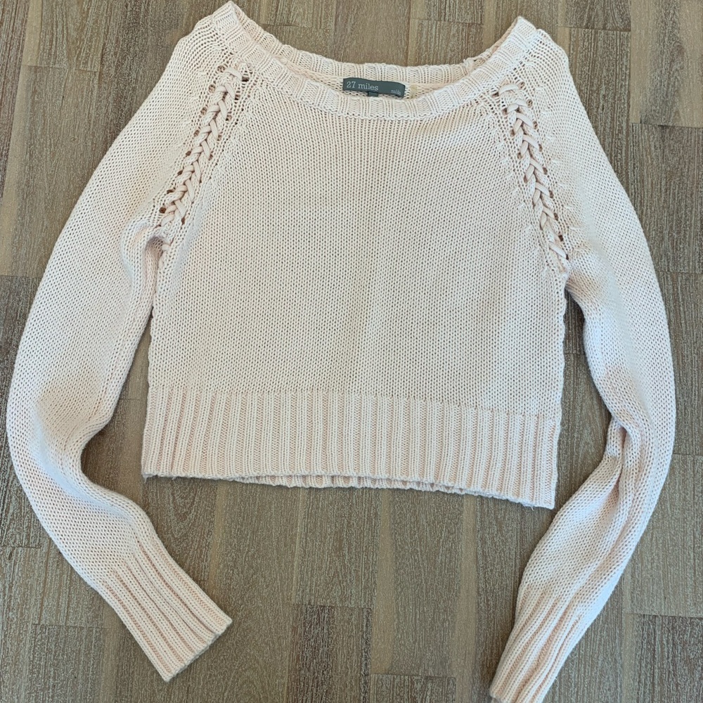 27 Miles Malibu Pink Sweater Small